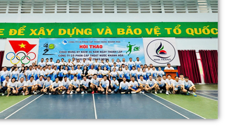 SÔI NỔI PHONG TRÀO HỘI THAO CHÀO MỪNG 46 NĂM NGÀY THÀNH LẬP CÔNG TY CỔ PHẦN CẤP THOÁT NƯỚC KHÁNH HÒA (29/10/1979 – 29/10/2025)