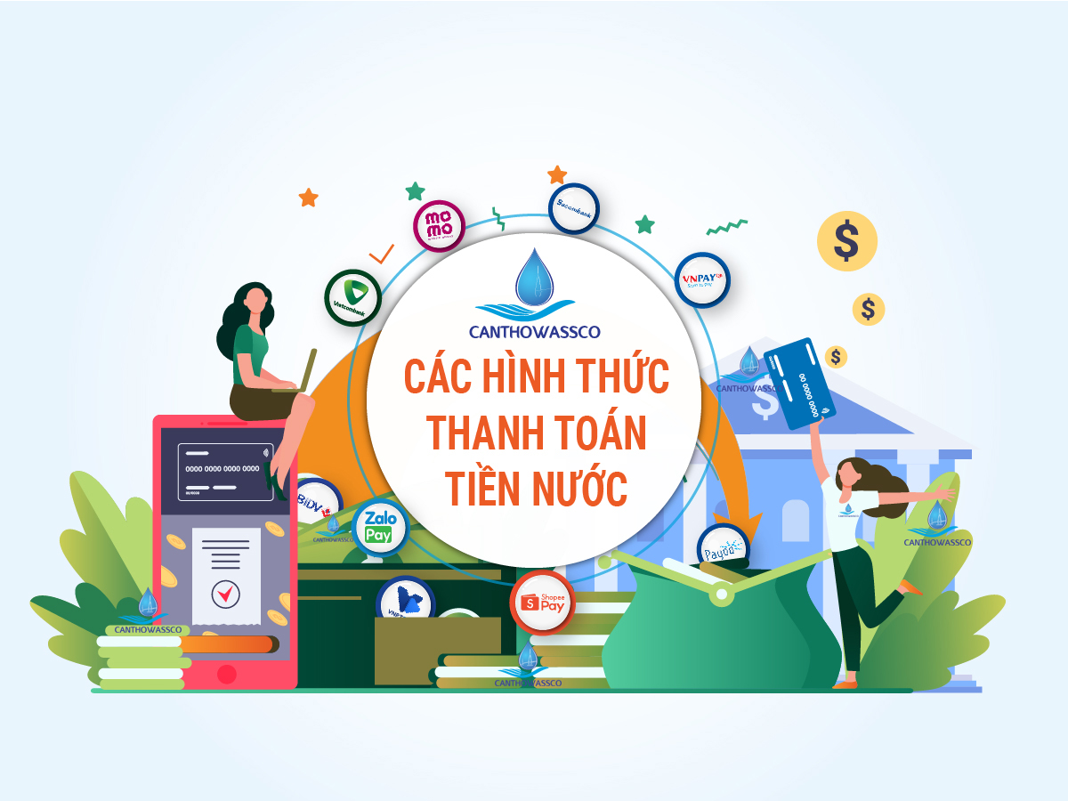 Cách thanh toán tiền nước...